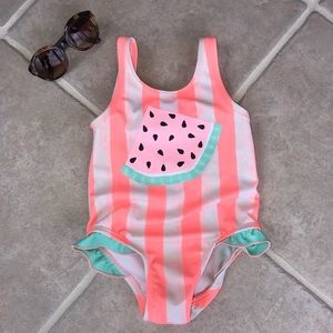 Baby girl watermelon swimsuit